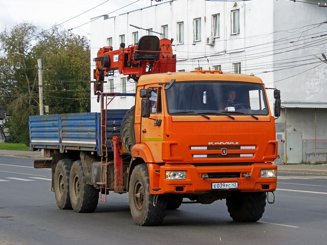 Кировская область, № Е 039 РС 43 — КамАЗ-43118 (общая модель)
