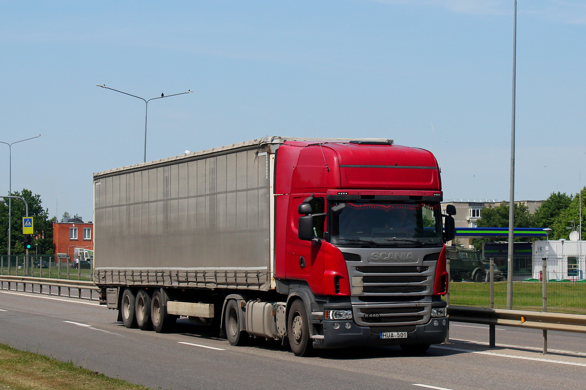 Литва, № HUA 501 — Scania ('2009) R440