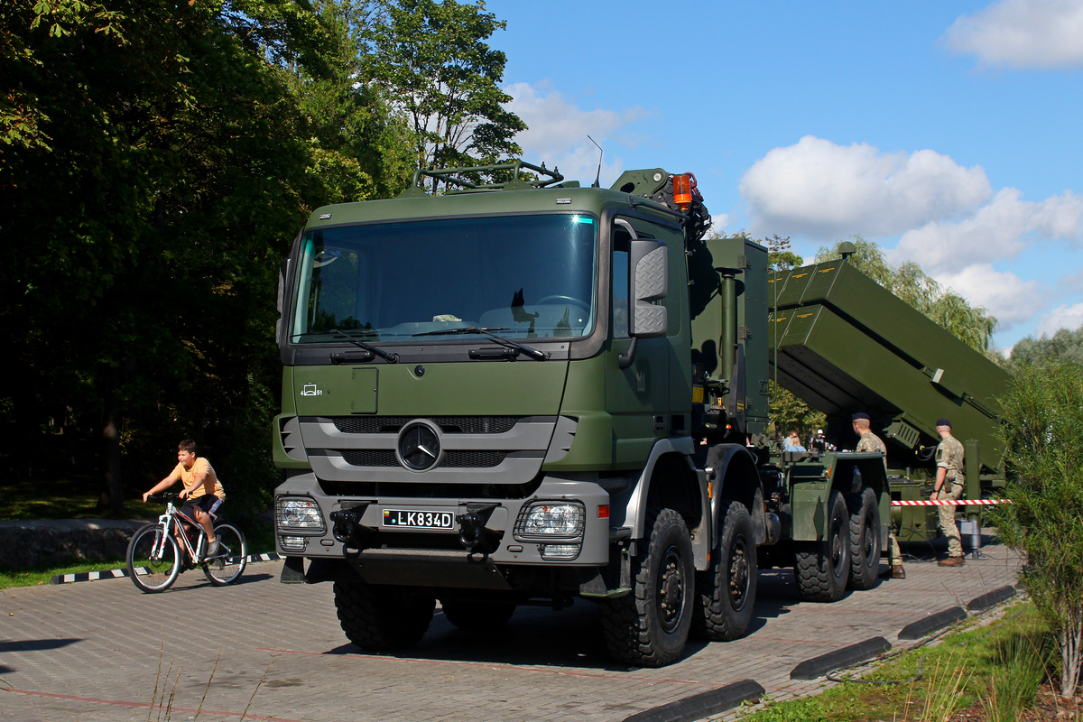 Литва, № LK 834 D — Mercedes-Benz Actros ('2009)