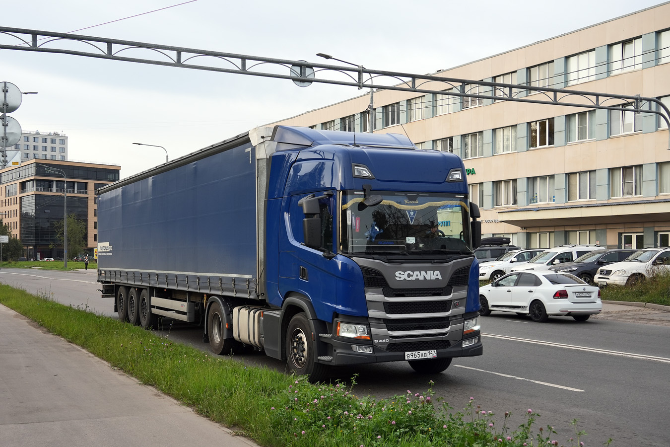 Ленинградская область, № В 965 АВ 147 — Scania ('2016) G440