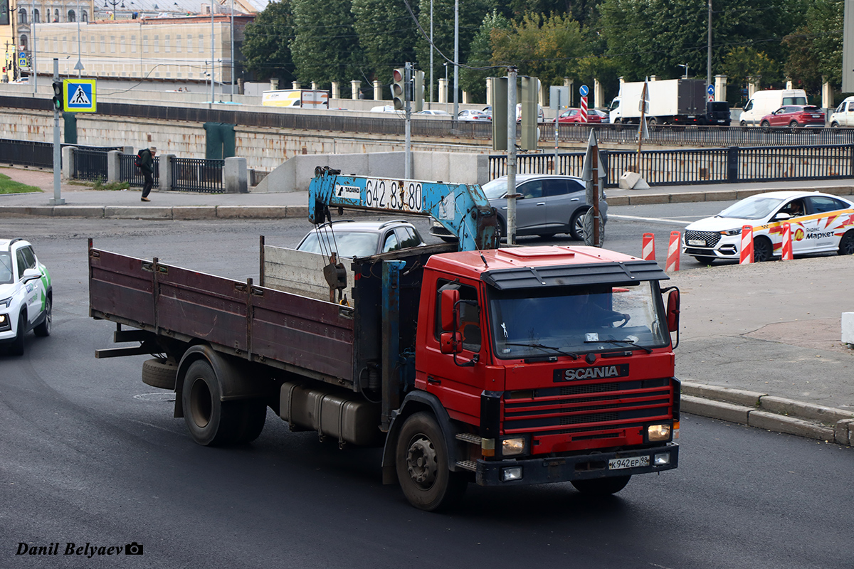 Санкт-Петербург, № К 942 ЕР 98 — Scania (II) (общая модель)