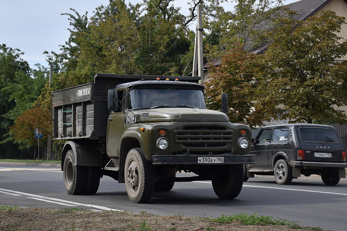 Донецкая область, № К 393 ЕУ 180 — ЗИЛ-130 (общая модель)