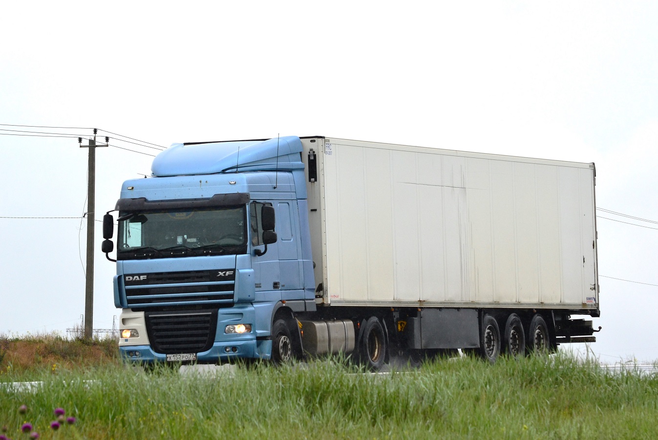 Москва, № Х 152 РО 77 — DAF XF105 FT