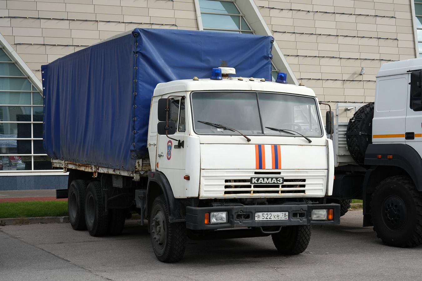 Санкт-Петербург, № В 522 ХВ 78 — КамАЗ-53215-13 [53215N]; Санкт-Петербург — Финал соревнований по скоростному маневрированию на пожарных автомобилях "Трасса-01", 13.09.2025
