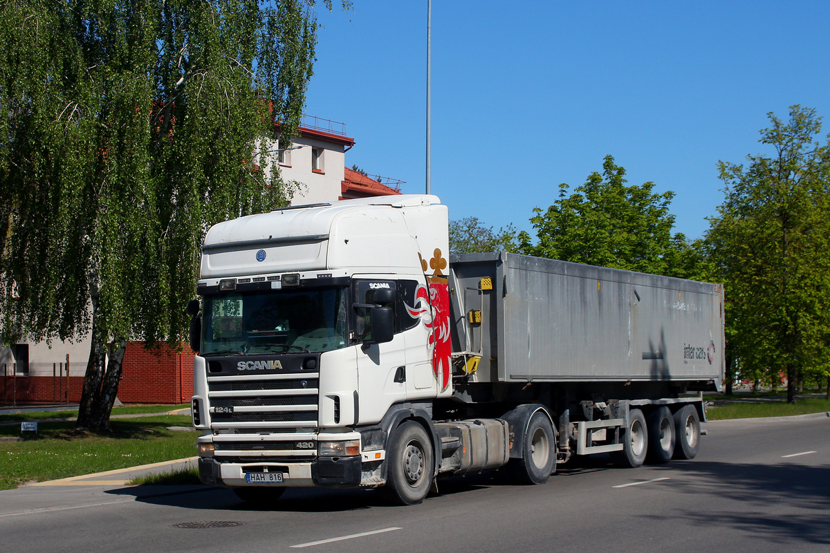 Литва, № HAH 816 — Scania ('1996) R124L