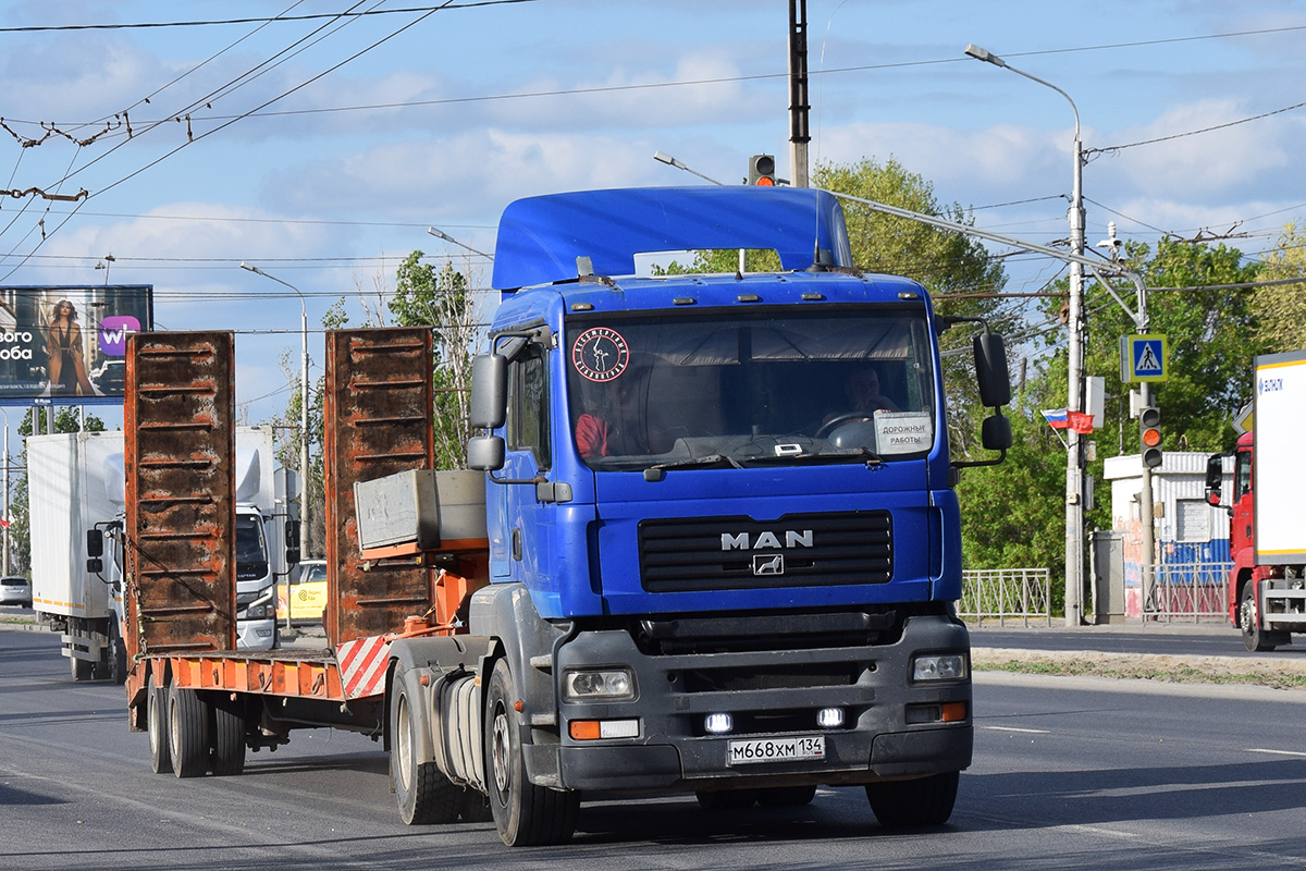 Волгоградская область, № М 668 ХМ 134 — MAN TGA 18.480