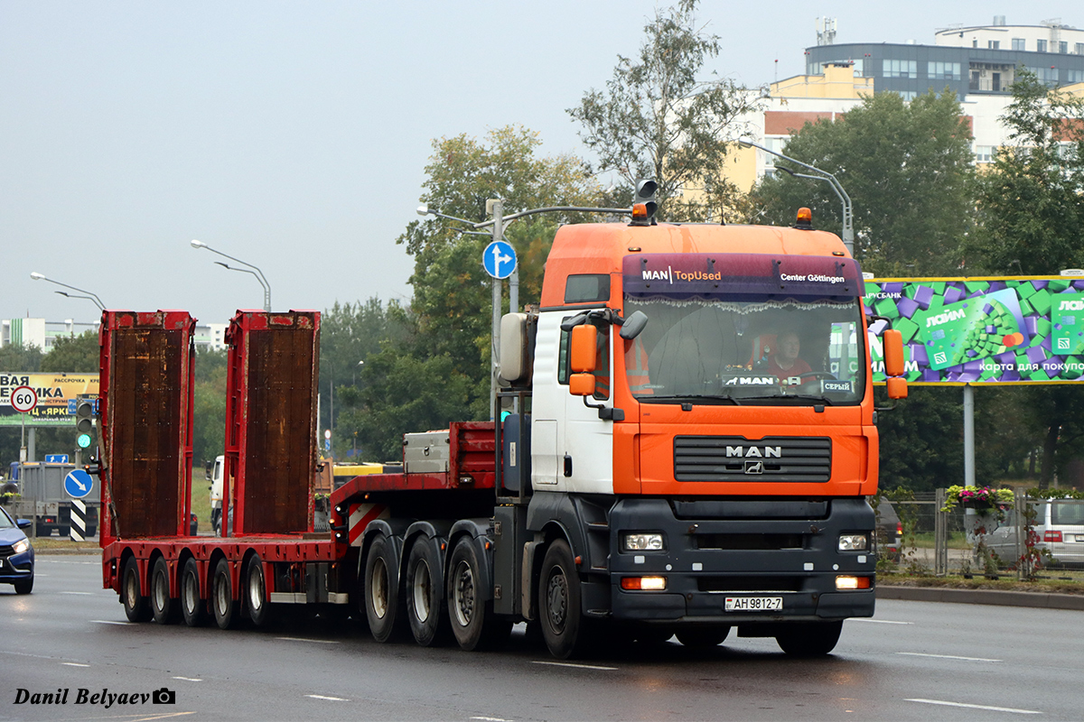Минск, № АН 9812-7 — MAN TGA (общая модель)