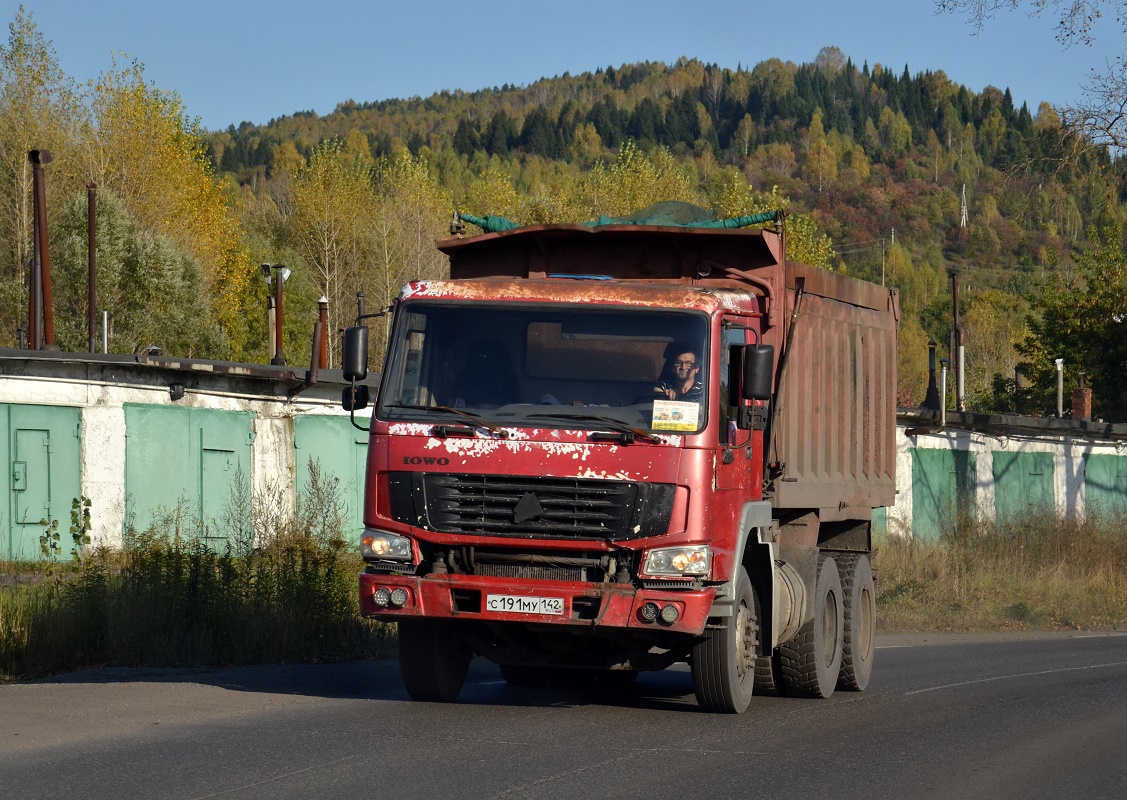 Кемеровская область, № С 191 МУ 142 — Howo HW ZZ3257
