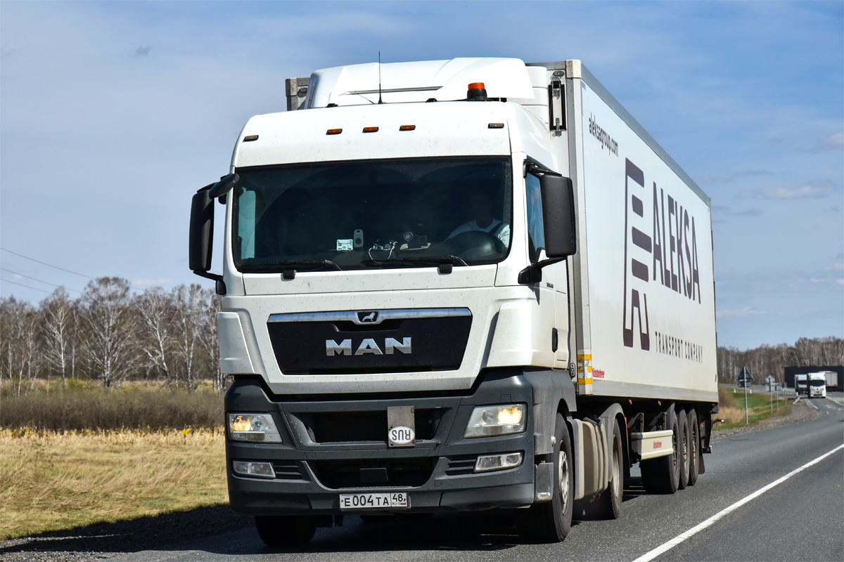 Липецкая область, № Е 004 ТА 48 — MAN TGX ('2007) 18.400