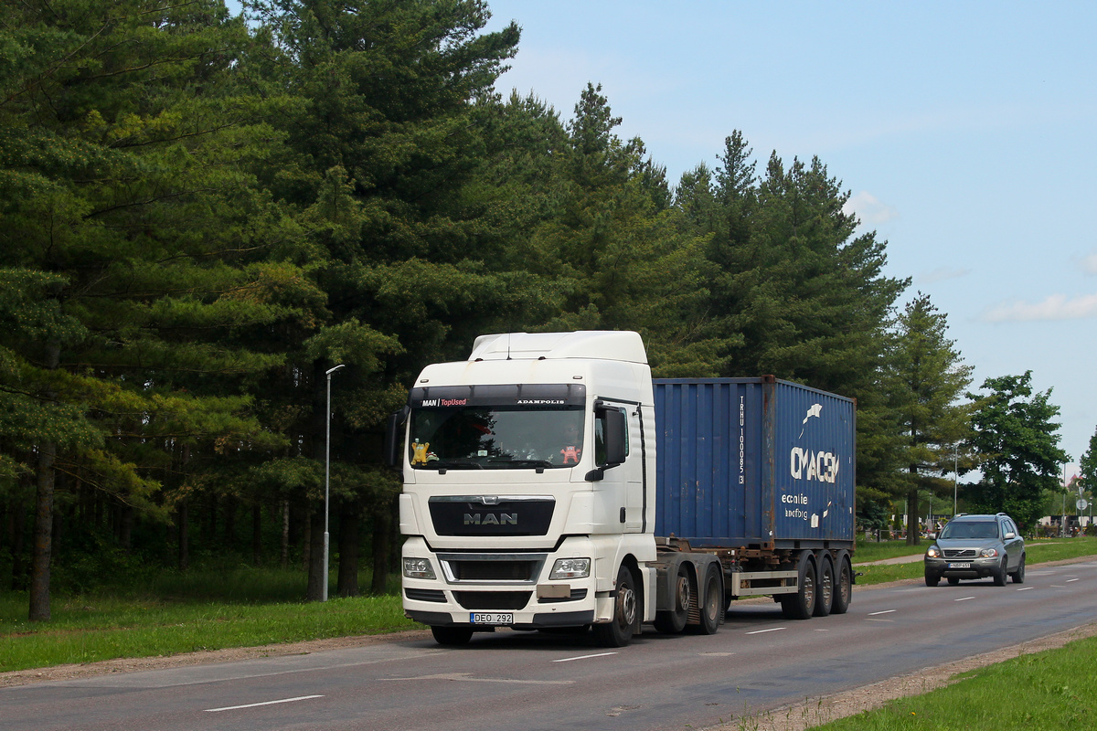 Литва, № DEO 292 — MAN TGX ('2007) 26.440