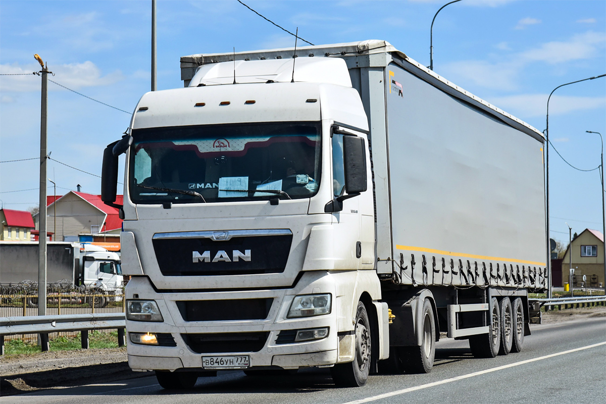 Москва, № В 846 УН 777 — MAN TGX ('2007) 18.400