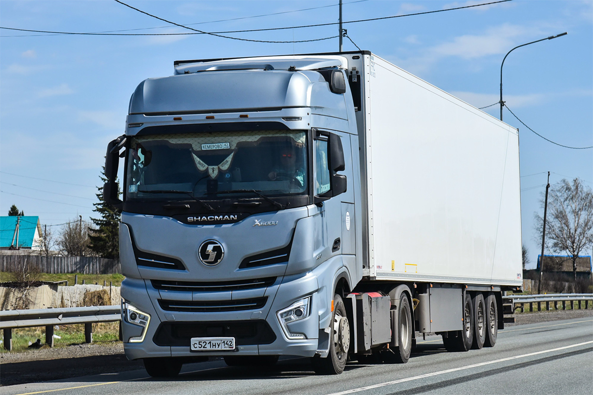 Кемеровская область, № С 521 НУ 142 — Shaanxi Shacman X6000 SX4188