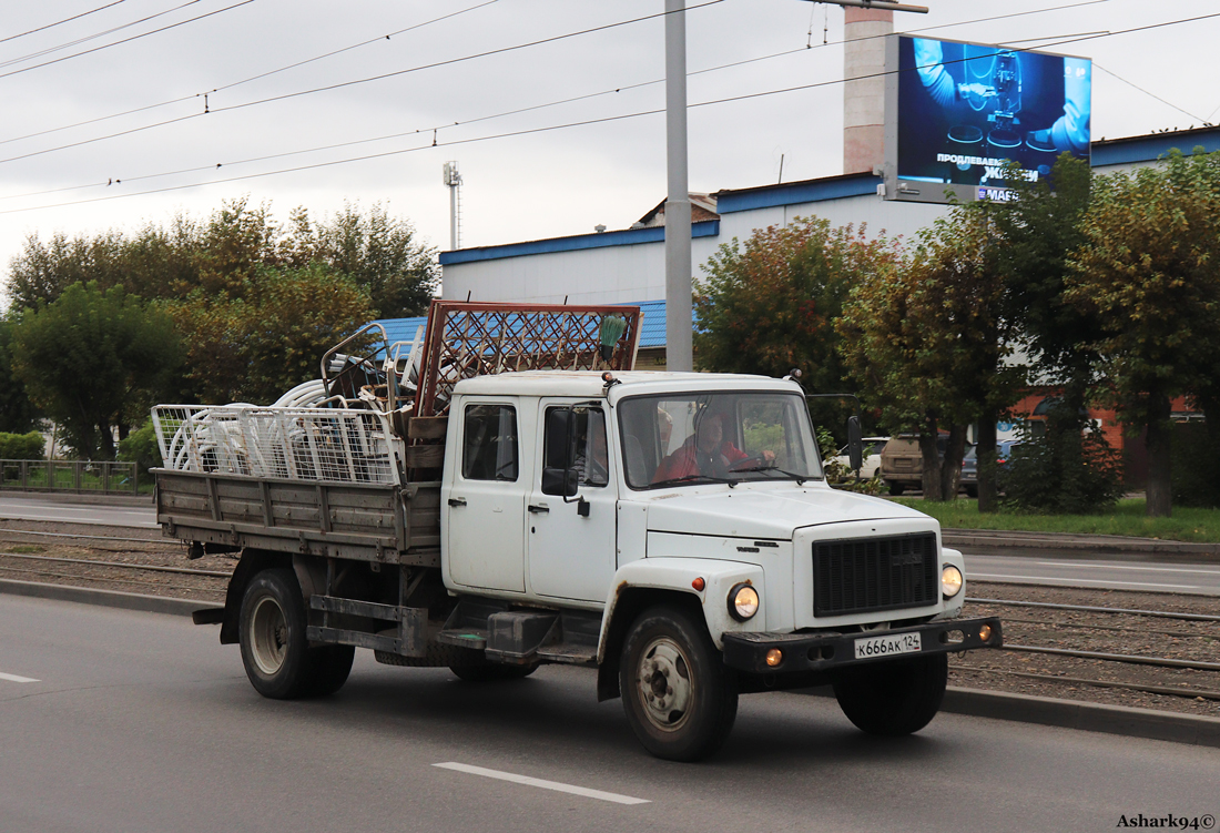 Красноярский край, № К 666 АК 124 — ГАЗ-3309
