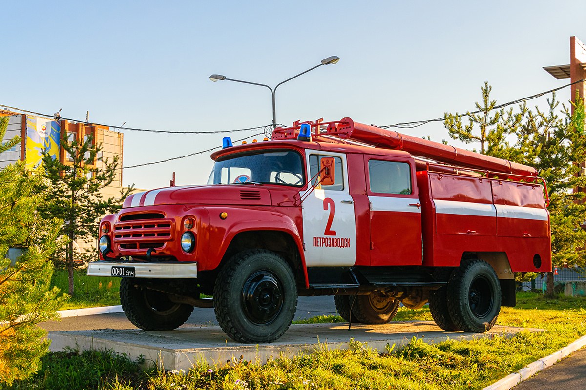 Карелия, № 00-01 СПЧ — ЗИЛ-431412; Техника на постаментах, памятники (Карелия)