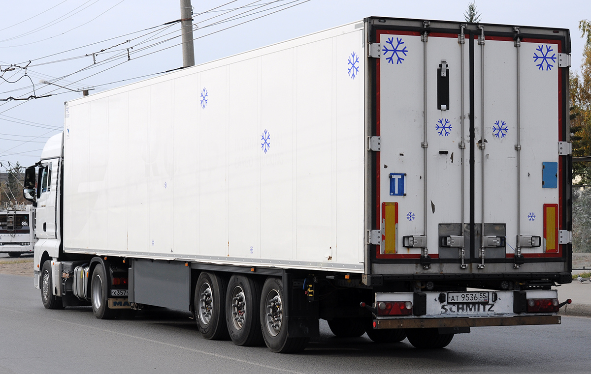 Омская область, № АТ 9536 55 — Schmitz Cargobull S.KO (SCB*S3B) общ.мод