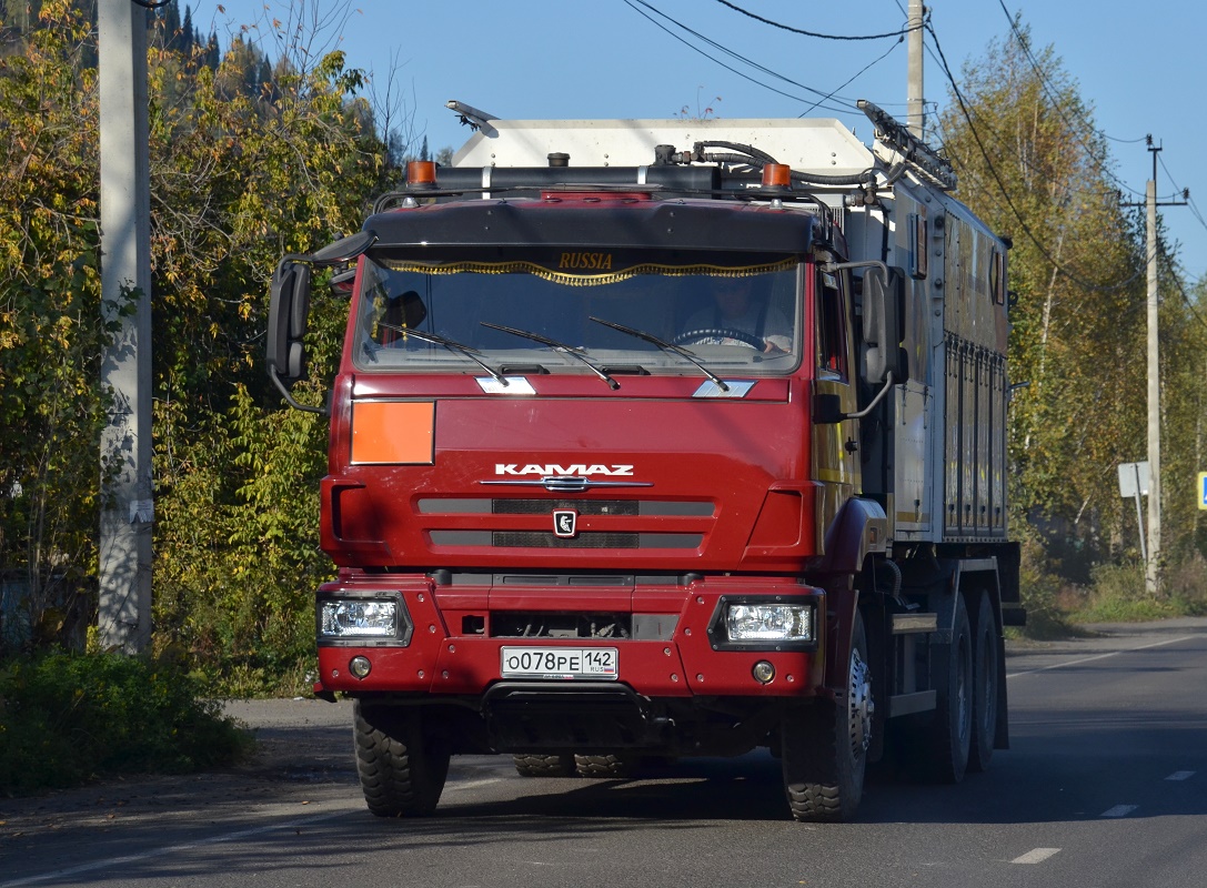 Кемеровская область, № О 078 РЕ 142 — КамАЗ-6520-B5(49)