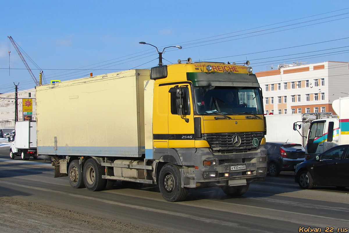 Алтайский край, № Х 930 НО 22 — Mercedes-Benz Actros ('1997)