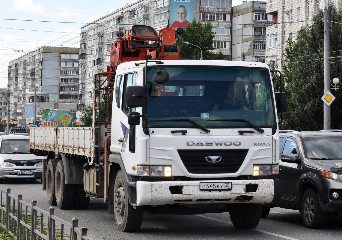 Омская область, № С 545 КУ 55 — Daewoo Novus