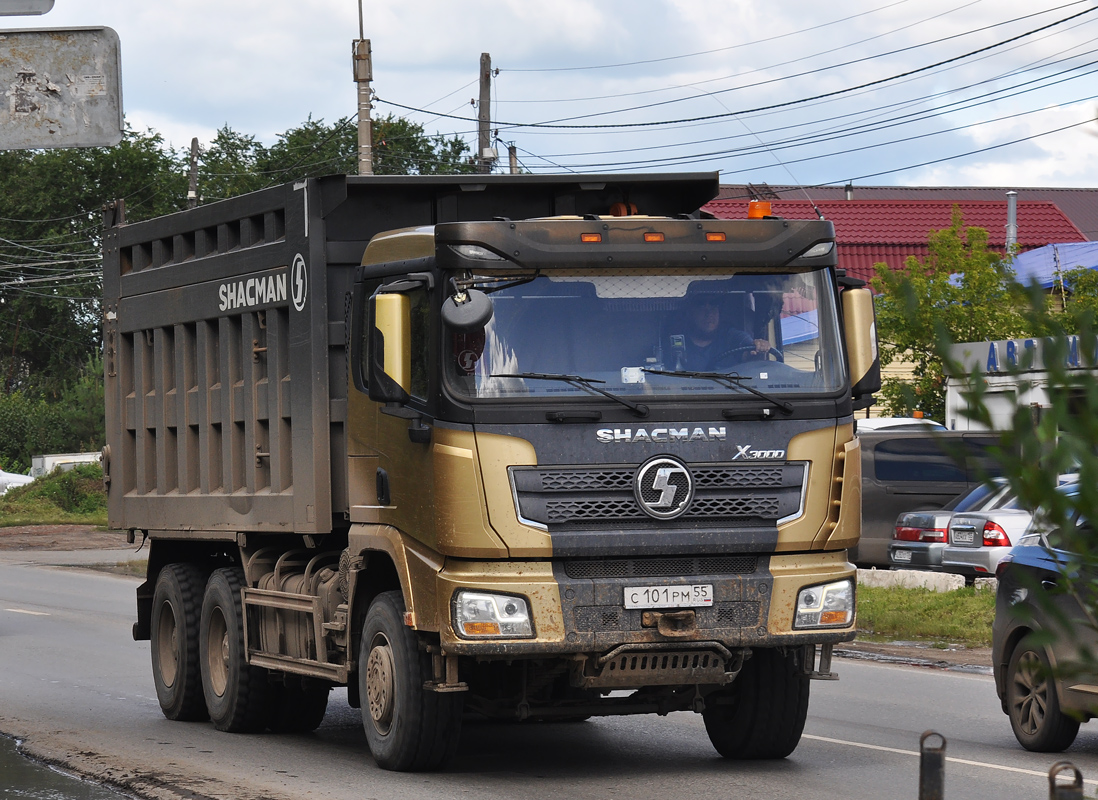 Омская область, № С 101 РМ 55 — Shaanxi Shacman X3000 SX3258