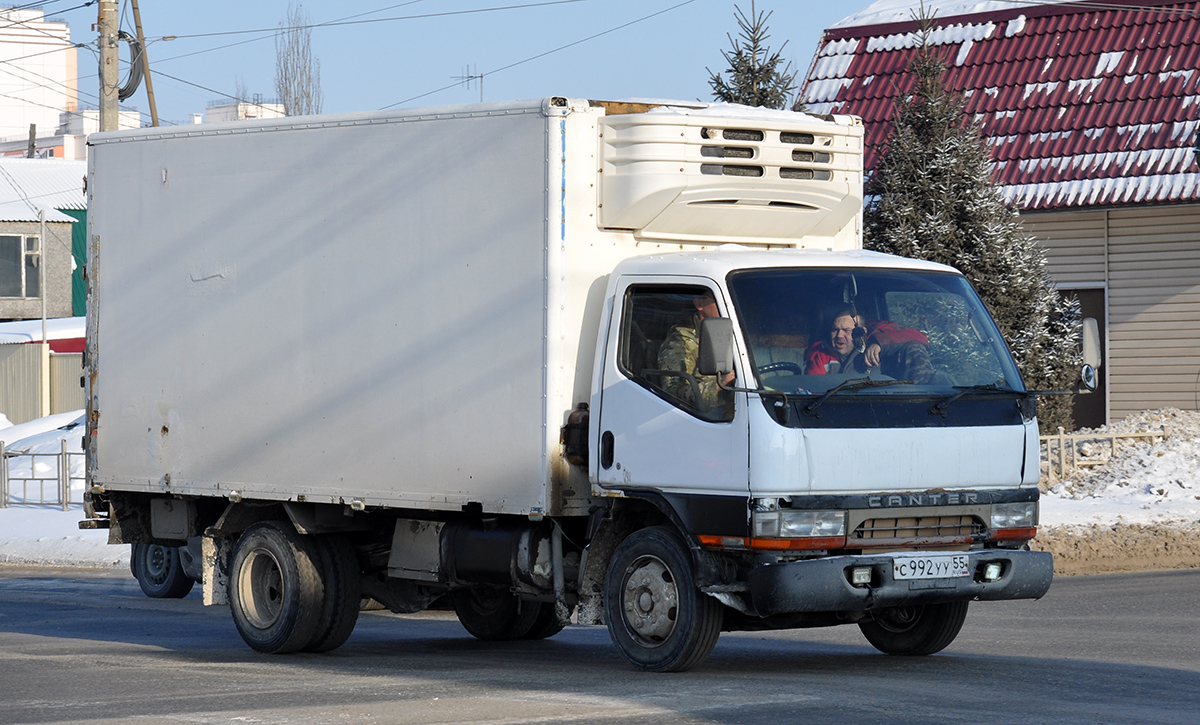 Омская область, № С 992 УУ 55 — Mitsubishi Fuso Canter