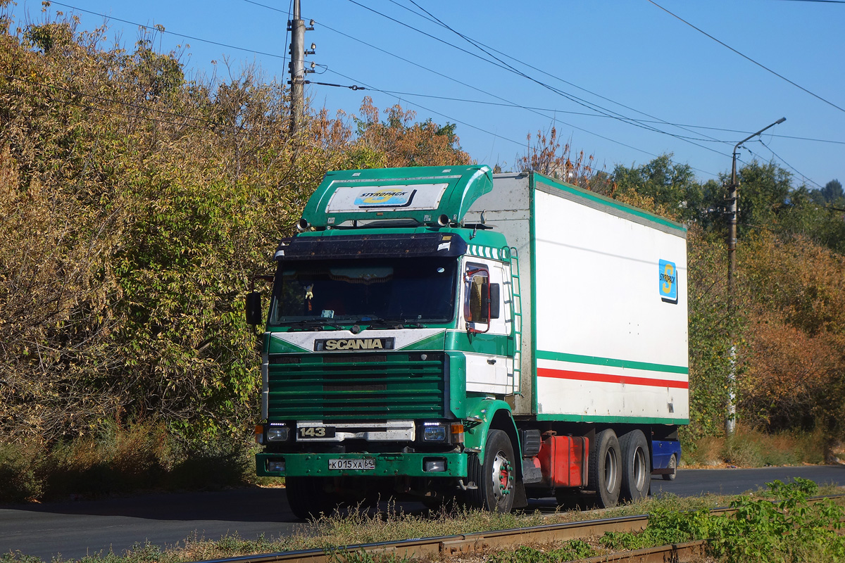 Саратовская область, № К 015 ХА 64 — Scania (II) R143M