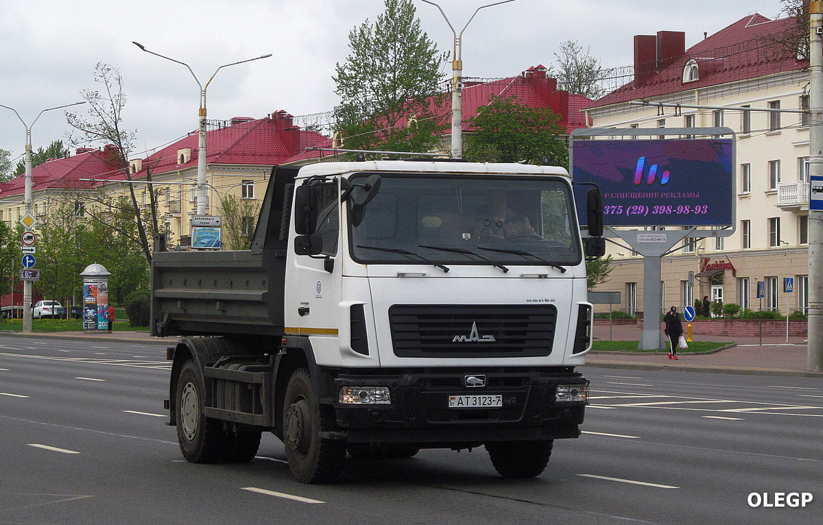 Минск, № АТ 3123-7 — МАЗ-5550 (общая модель)