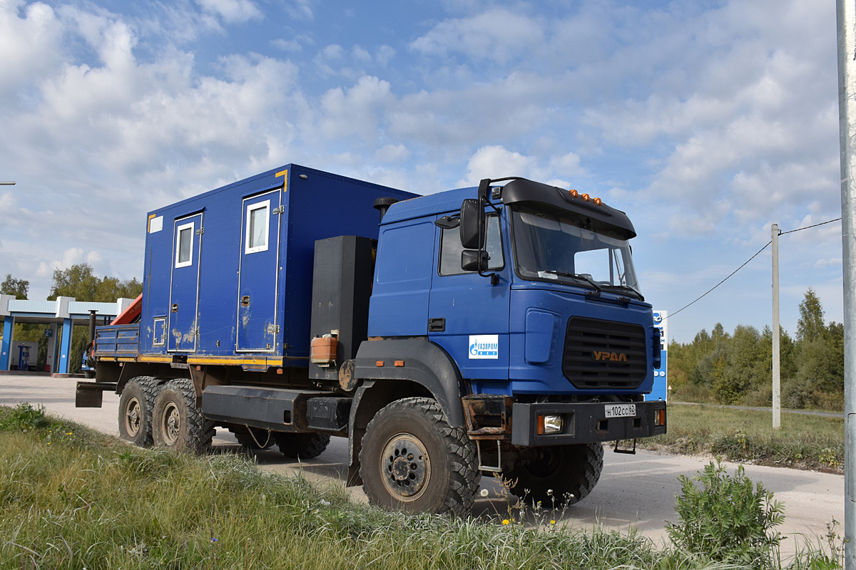 Рязанская область, № Н 102 СС 62 — Урал-4320-82М