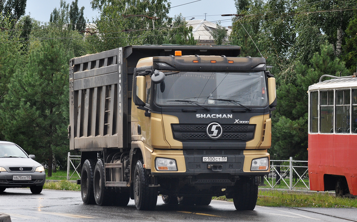 Омская область, № О 100 СТ 55 — Shaanxi Shacman X3000 SX3258