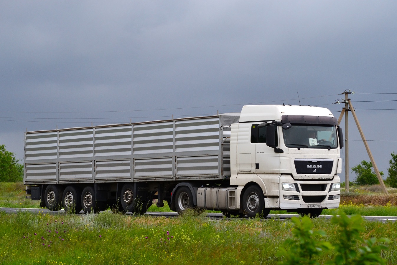Ростовская область, № В 870 КХ 761 — MAN TGX ('2007) 18.440