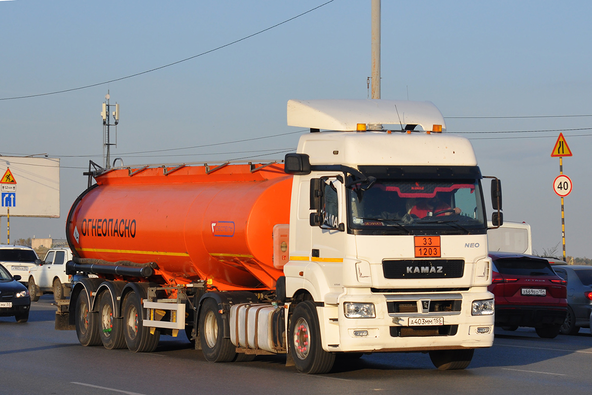 Омская область, № А 403 ММ 155 — КамАЗ-5490-S5(87)