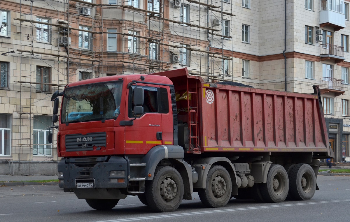 Кемеровская область, № О 824 МС 142 — MAN TGA 41.480
