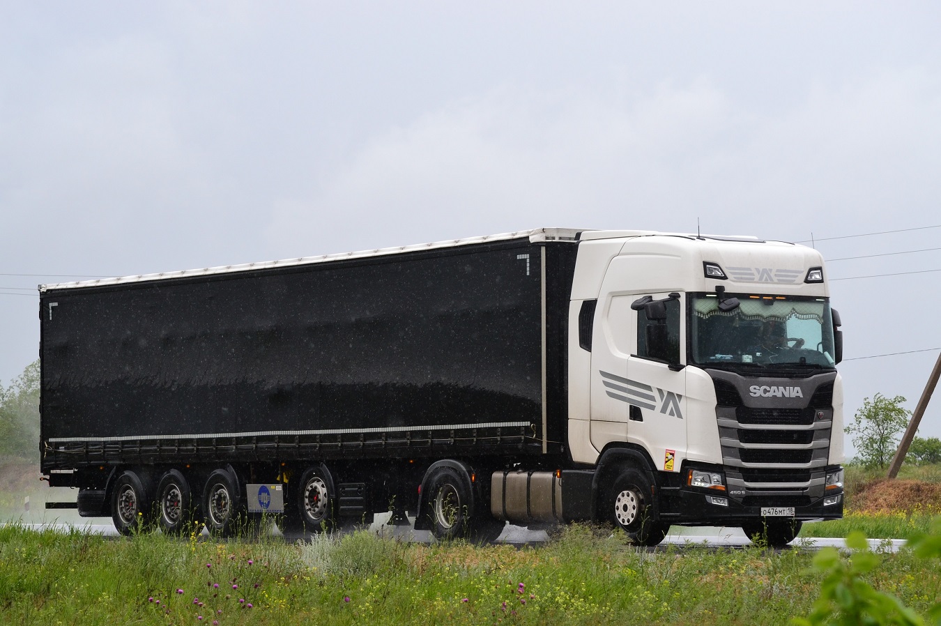Удмуртия, № О 476 МТ 18 — Scania ('2016) S450