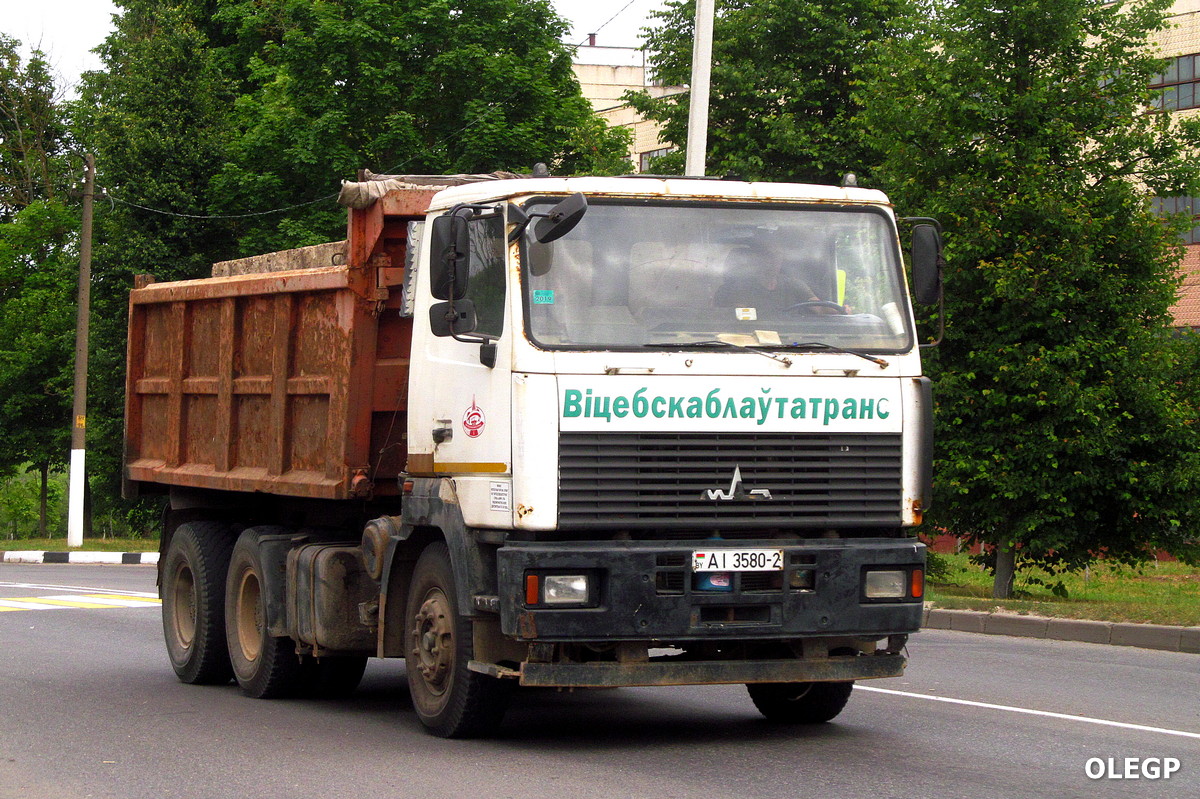 Витебская область, № АІ 3580-2 — МАЗ-6501 (общая модель)