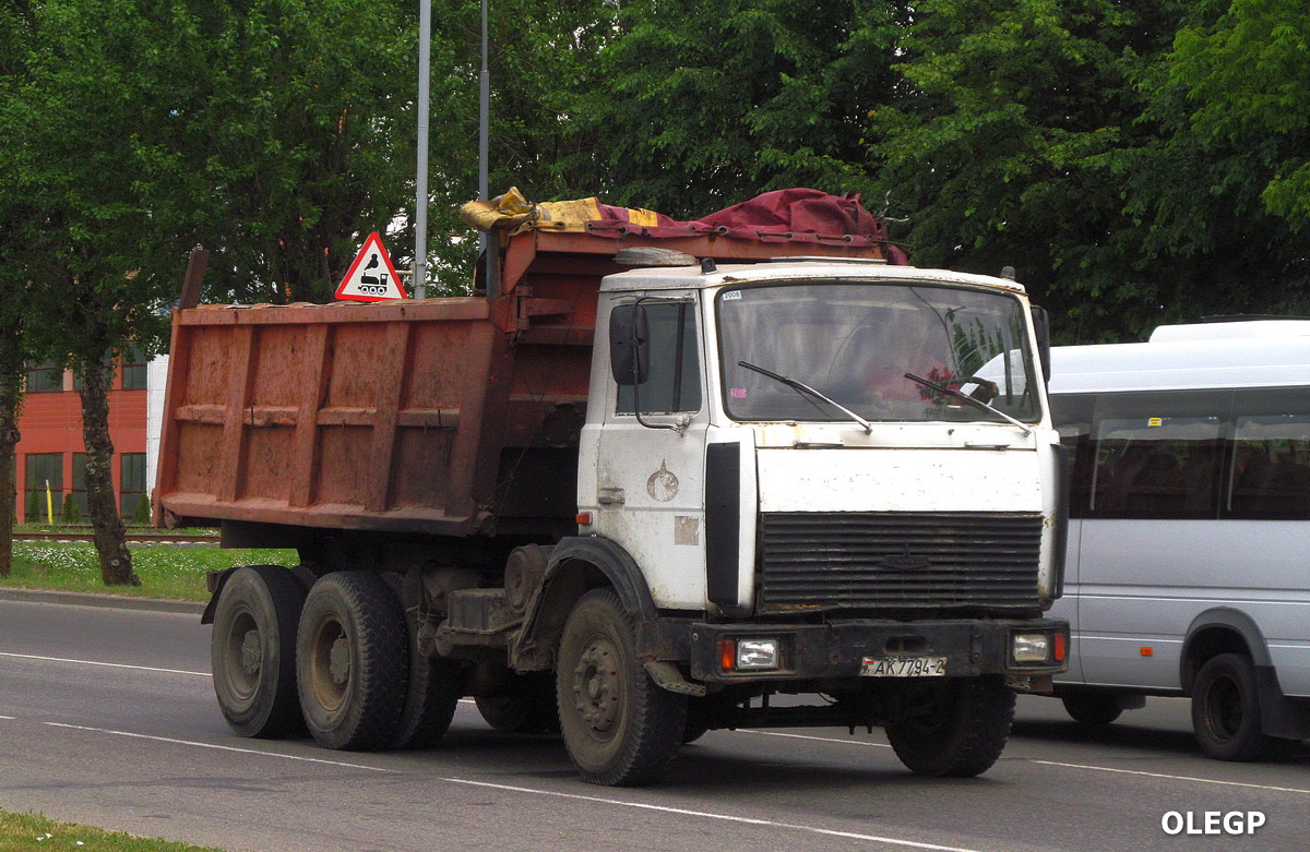 Витебская область, № АК 7794-2 — МАЗ-5516 (общая модель)