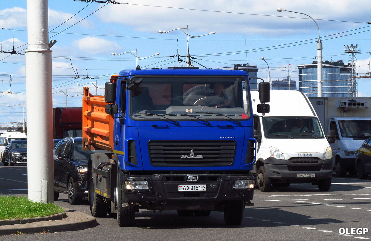 Минск, № АХ 9151-7 — МАЗ-555025
