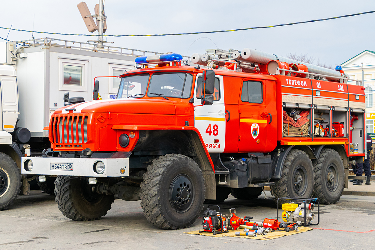 Карелия, № М 344 ТВ 10 — Урал-5557-60