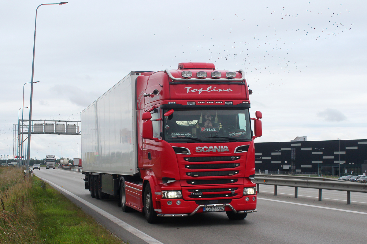 Польша, № BGR 23667 — Scania ('2013) R520