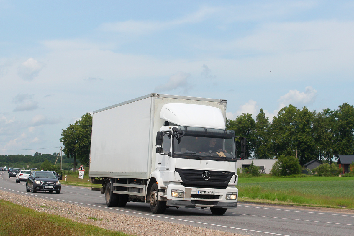 Литва, № MTF 907 — Mercedes-Benz Axor (общ.м)