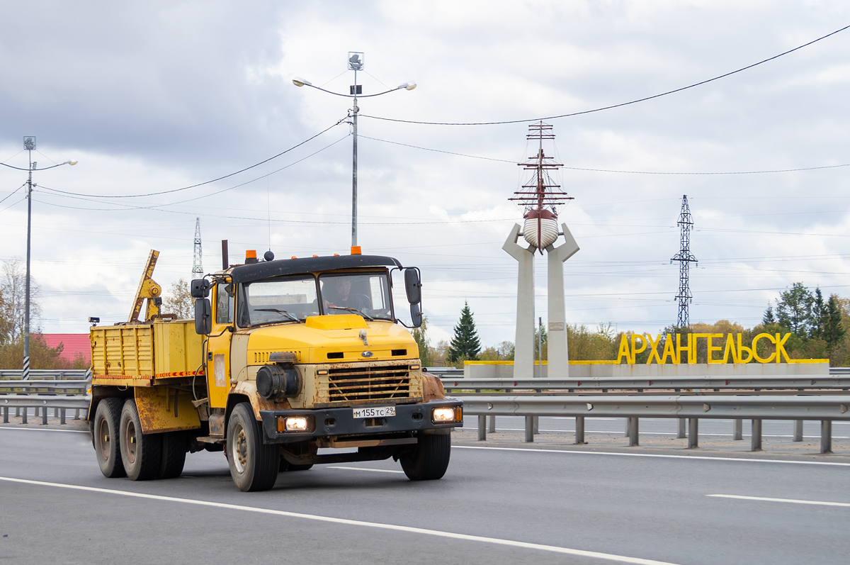 Архангельская область, № М 155 ТС 29 — КрАЗ-250