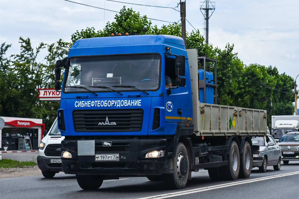 Тюменская область, № Р 197 РТ 72 — МАЗ-6312B9