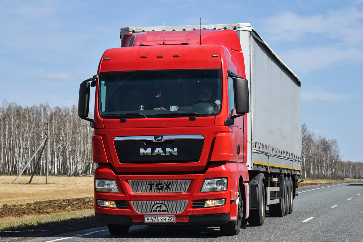 Алтайский край, № Р 476 ХН 22 — MAN TGX ('2012) 18.440
