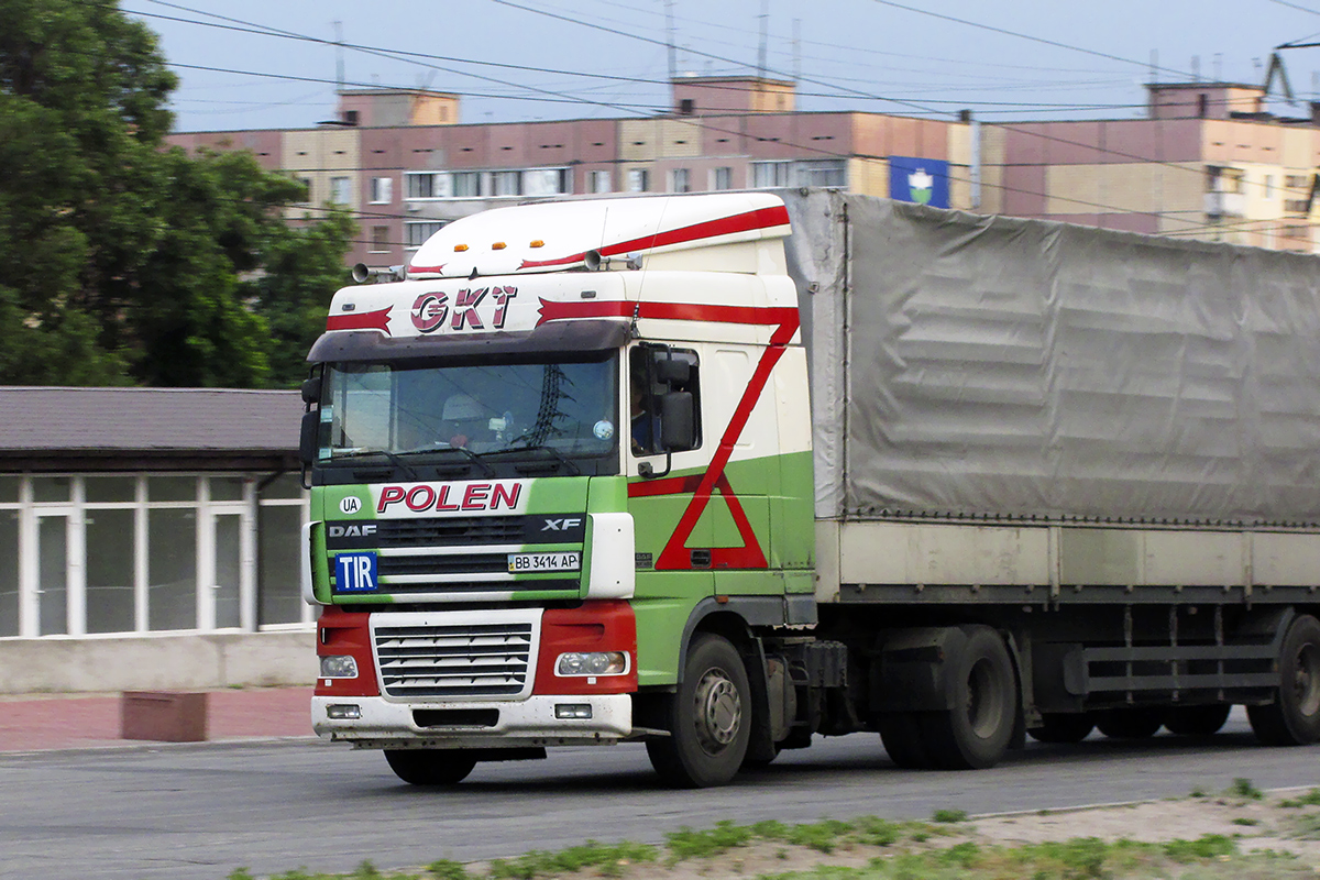 Луганская область, № ВВ 3414 АР — DAF XF95 FT