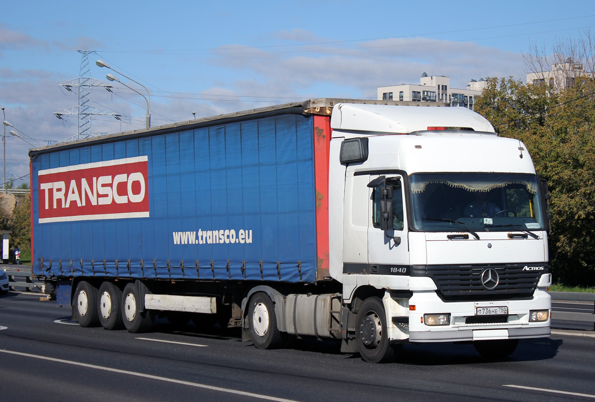 Московская область, № Т 736 НЕ 750 — Mercedes-Benz Actros ('1997) 1840