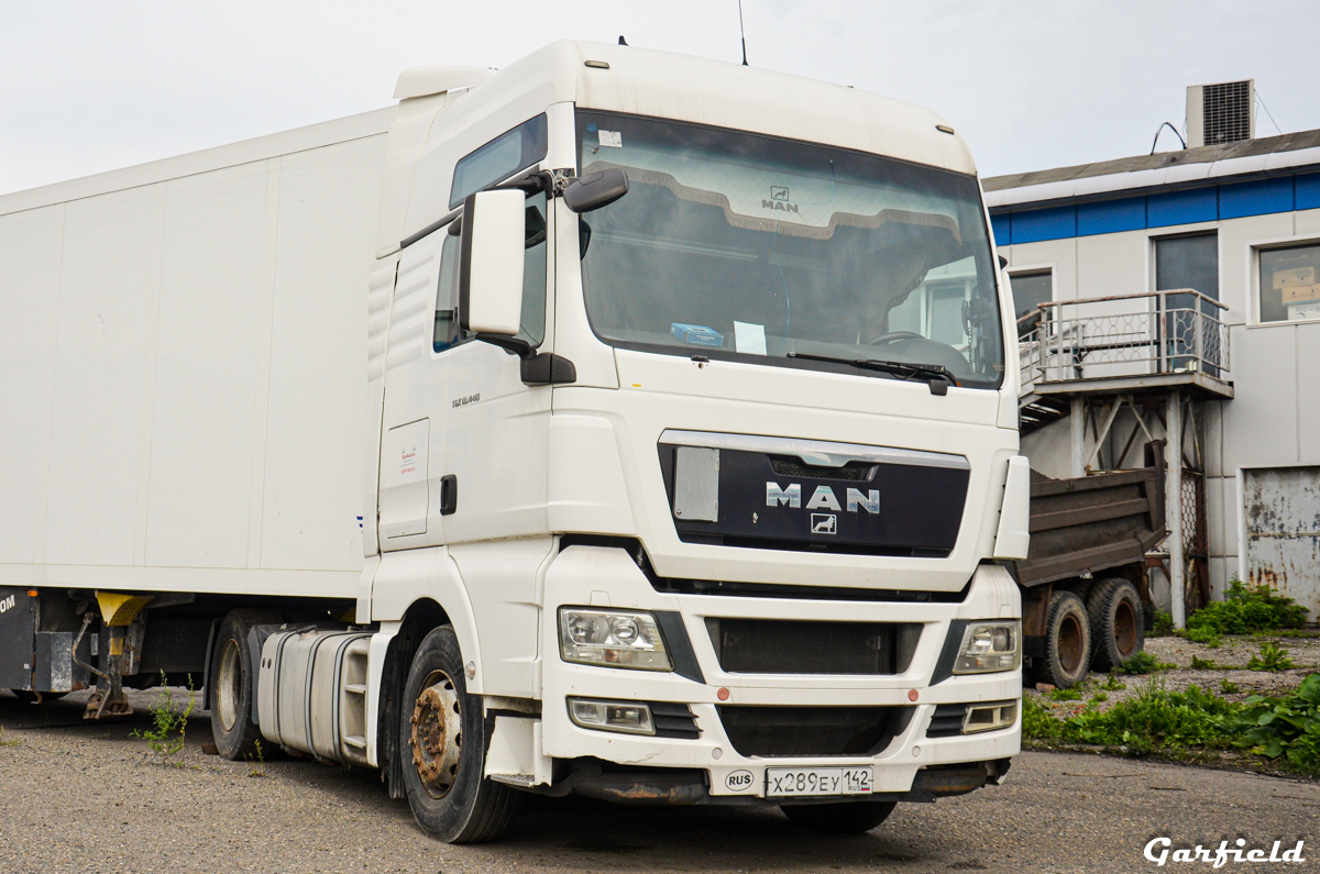 Кемеровская область, № Х 289 ЕУ 142 — MAN TGX ('2007) 18.440