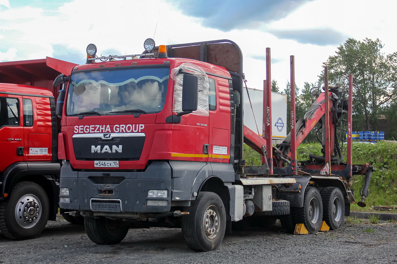 Карелия, № М 546 СХ 10 — MAN TGX ('2007) 33.540