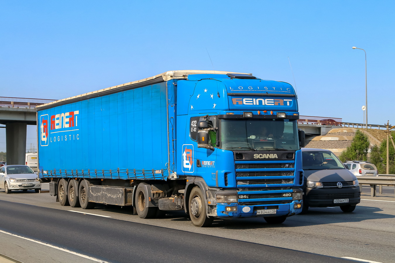 Марий Эл, № К 834 АС 12 — Scania ('1996) R124L