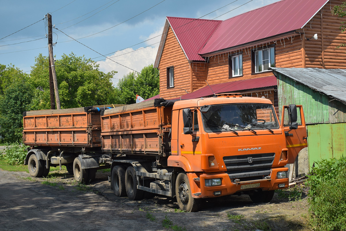 Алтайский край, № Е 343 ЕВ 122 — КамАЗ-65115-42