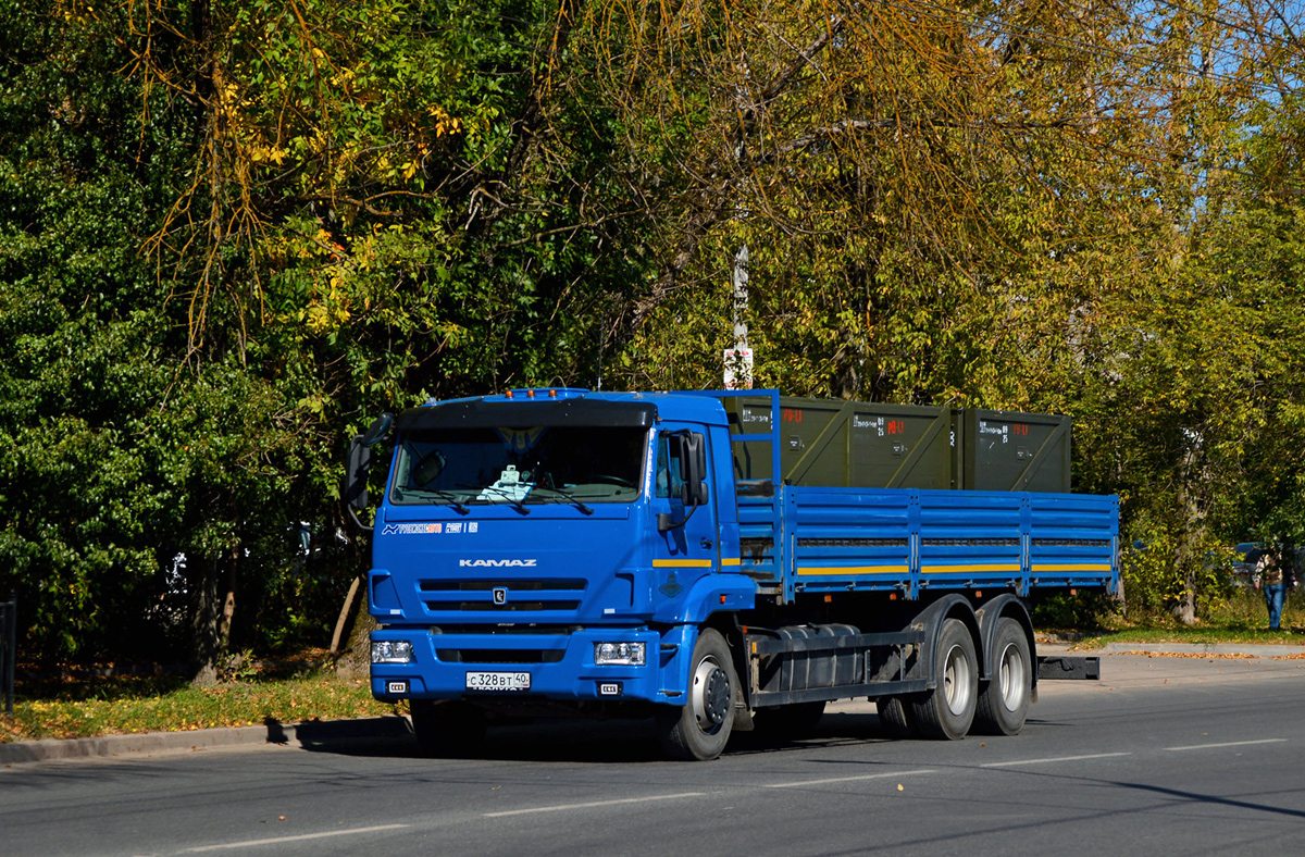 Калужская область, № С 328 ВТ 40 — КамАЗ-65117-5H(56)