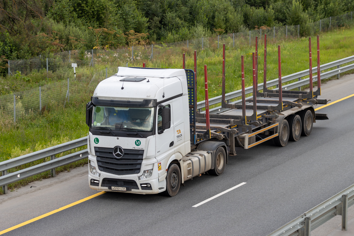 Тверская область, № Н 510 ТО 69 — Mercedes-Benz Actros ('2018) 1851