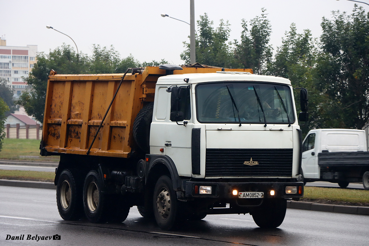 Минск, № АМ 0852-7 — МАЗ-5516 (общая модель)
